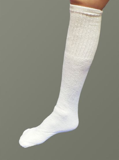 صورة White Cotton Long Socks